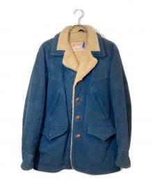 Schott（ショット）の古着「スウェードボアランチジャケット」｜ネイビー