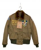 BUZZ RICKSON'Sバズリクソンズ）の古着「TYPE B-10 フライトジャケット」｜カーキ×ブラウン