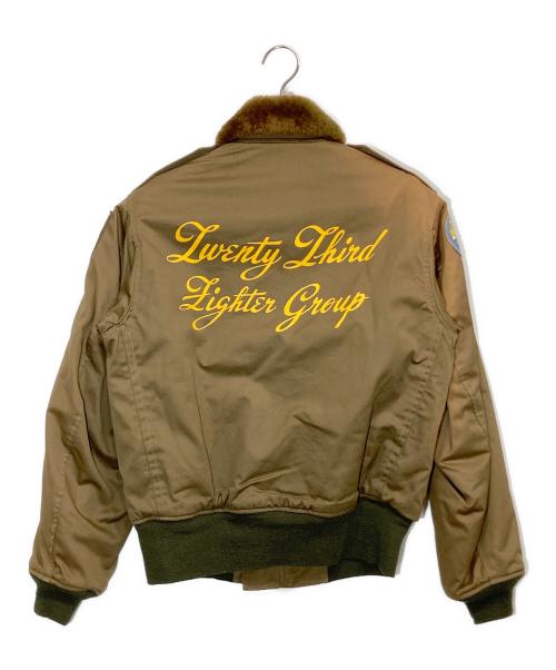 BUZZ RICKSON'S（バズリクソンズ）Buzz Rickson's (バズリクソンズ) TYPE B-10 フライトジャケット カーキ×ブラウン サイズ:38の古着・服飾アイテム