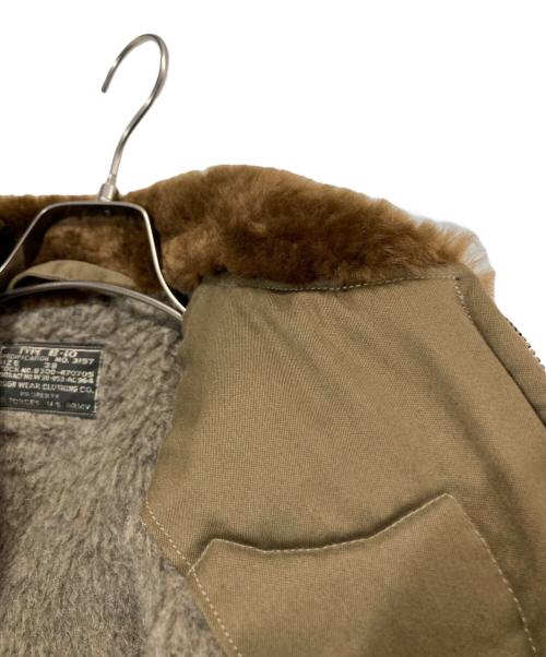 BUZZ RICKSON'S（バズリクソンズ）Buzz Rickson's (バズリクソンズ) TYPE B-10 フライトジャケット カーキ×ブラウン サイズ:38の古着・服飾アイテム