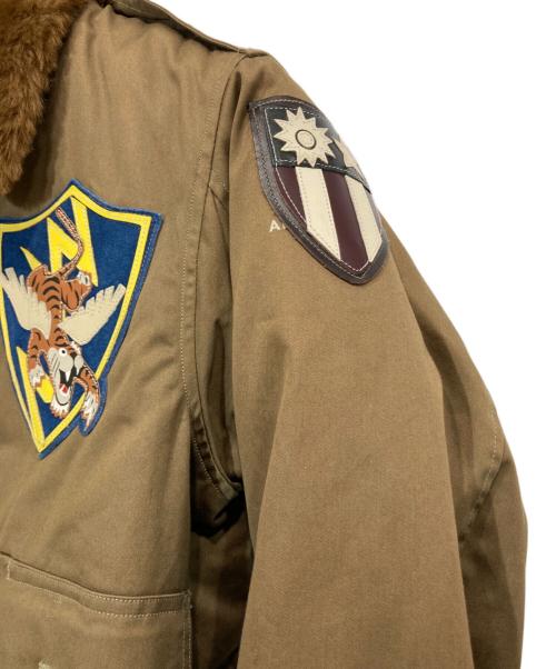 BUZZ RICKSON'S（バズリクソンズ）Buzz Rickson's (バズリクソンズ) TYPE B-10 フライトジャケット カーキ×ブラウン サイズ:38の古着・服飾アイテム