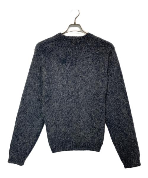 Kandahar（カンダハー）KANDAHAR (カンダハー) ヴィンテージモヘア混vネックニット グレー サイズ:Sの古着・服飾アイテム