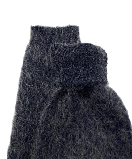 Kandahar（カンダハー）KANDAHAR (カンダハー) ヴィンテージモヘア混vネックニット グレー サイズ:Sの古着・服飾アイテム