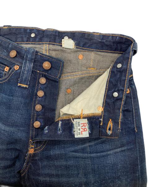 RRL（ダブルアールエル）RRL (ダブルアールエル) セルビッチ加工デニムパンツ インディゴ サイズ:28の古着・服飾アイテム