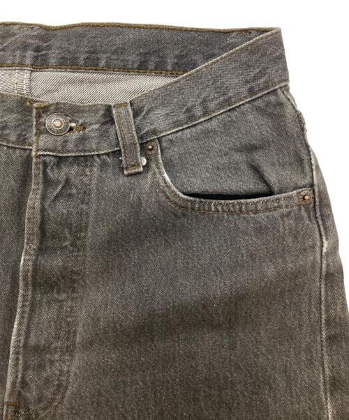 LEVI'S（リーバイス）LEVI'S (リーバイス) 90s501先染めブラックデニムパンツ グレー サイズ:30の古着・服飾アイテム