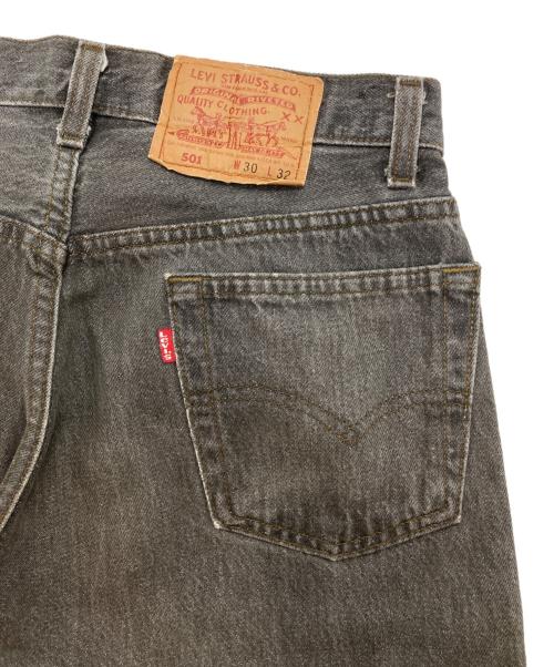 LEVI'S（リーバイス）LEVI'S (リーバイス) 90s501先染めブラックデニムパンツ グレー サイズ:30の古着・服飾アイテム