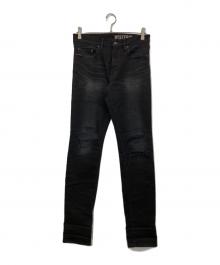 Hysteric Glamour（ヒステリックグラマー）の古着「KPR加工ISKOデニム」｜ブラック