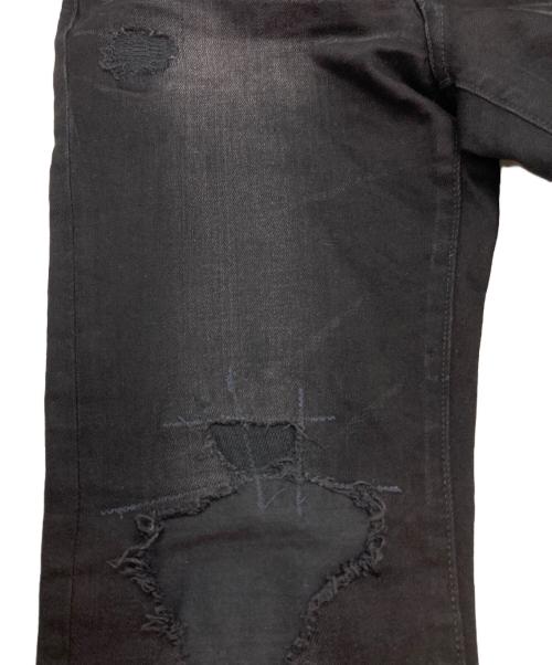 Hysteric Glamour（ヒステリックグラマー）Hysteric Glamour (ヒステリックグラマー) KPR加工ISKOデニム ブラック サイズ:30の古着・服飾アイテム