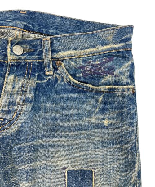 Hysteric Glamour（ヒステリックグラマー）Hysteric Glamour (ヒステリックグラマー) KINKYスタッズデニムパンツ インディゴ サイズ:Sの古着・服飾アイテム