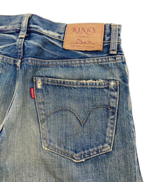 Hysteric Glamour（ヒステリックグラマー）Hysteric Glamour (ヒステリックグラマー) KINKYスタッズデニムパンツ インディゴ サイズ:Sの古着・服飾アイテム