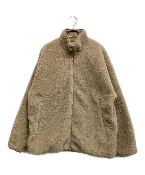Spick and Span（スピックアンドスパン）Spick and Span (スピックアンドスパン) バックロゴボアブルゾン ベージュ サイズ:-の古着・服飾アイテム