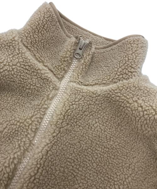 Spick and Span（スピックアンドスパン）Spick and Span (スピックアンドスパン) バックロゴボアブルゾン ベージュ サイズ:-の古着・服飾アイテム