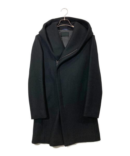 Junhashimoto（ジュンハシモト）junhashimoto (ジュンハシモト) WRAP COAT ブラック サイズ:2の古着・服飾アイテム