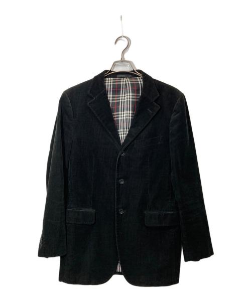 BURBERRY BLACK LABEL（バーバリーブラックレーベル）BURBERRY BLACK LABEL (バーバリーブラックレーベル) コーデュロイ3Bジャケット ブラック サイズ:Ⅿの古着・服飾アイテム