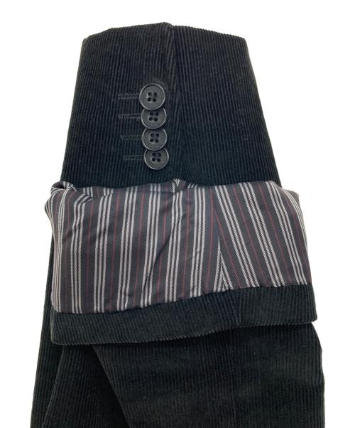 BURBERRY BLACK LABEL（バーバリーブラックレーベル）BURBERRY BLACK LABEL (バーバリーブラックレーベル) コーデュロイ3Bジャケット ブラック サイズ:Ⅿの古着・服飾アイテム