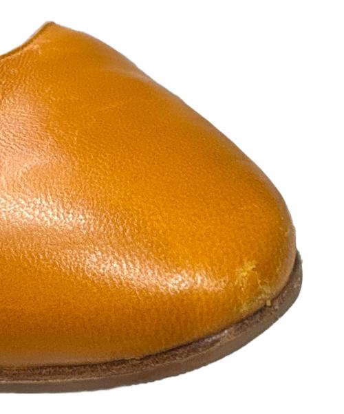 Manolo Blahnik（マノロブラニク）Manolo Blahnik (マノロブラニク) スリングバックフラットシューズ ブラウン サイズ:SIZE 36の古着・服飾アイテム