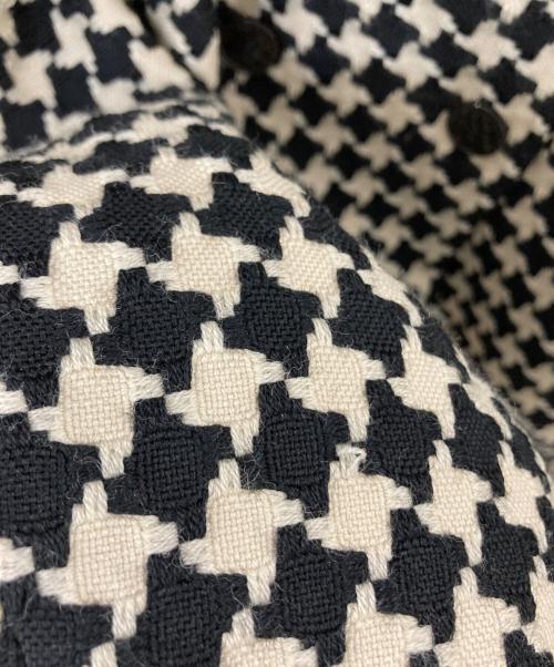 TOMORROW LAND collection（トゥモローランドコレクション）TOMORROW LAND collection (トゥモローランドコレクション) ドビーハウンドトゥース バレルジレ ブラック サイズ:SIZE 36の古着・服飾アイテム