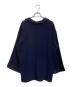 GALERIE VIE (ギャルリーヴィー) バックサテンアムンゼン カフタンプルオーバーブラウス ネイビー サイズ:SIZE Free：4500円