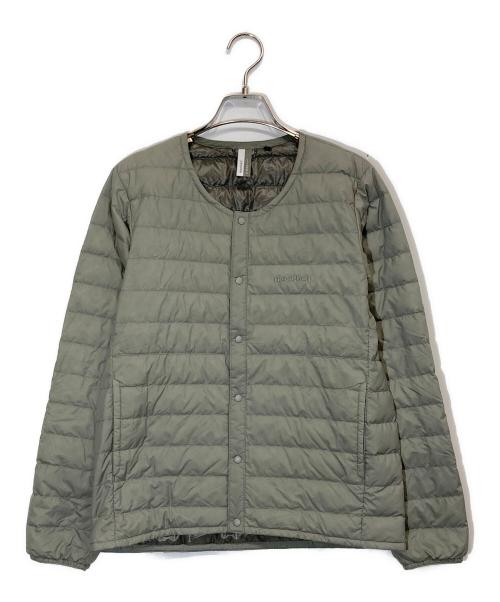 mont-bell（モンベル）mont-bell (モンベル) B:MING by BEAMS (ビーミングバイビームス) 別注スペリオダウンラウンドネックジャケット グレー サイズ:XSの古着・服飾アイテム