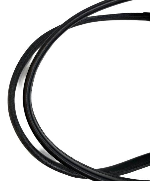 ourhome（アワホーム）OURHOME (アワホーム) レザー持ち手のトートバッグ ブラックの古着・服飾アイテム