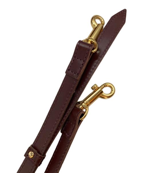 FELISSIMO（フェリシモ）FELISSIMO (フェリシモ) ファッションスタイリストと作った 職人本革のエチューデントバッグ バーガンディーの古着・服飾アイテム