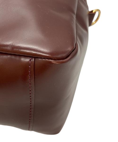 FELISSIMO（フェリシモ）FELISSIMO (フェリシモ) ファッションスタイリストと作った 職人本革のエチューデントバッグ バーガンディーの古着・服飾アイテム