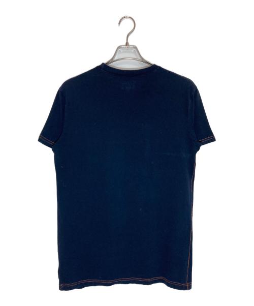 EMPORIO ARMANI（エンポリオ アルマーニ）EMPORIO ARMANI (エンポリオ アルマーニ) プリントTシャツ ネイビー サイズ:XLの古着・服飾アイテム