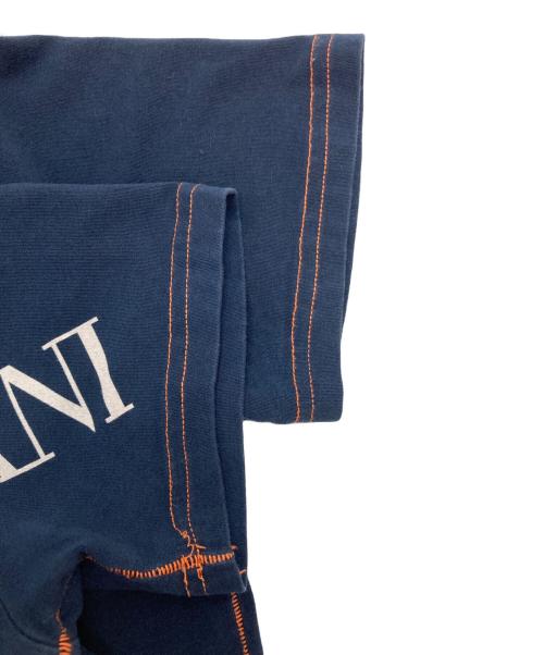 EMPORIO ARMANI（エンポリオ アルマーニ）EMPORIO ARMANI (エンポリオ アルマーニ) プリントTシャツ ネイビー サイズ:XLの古着・服飾アイテム