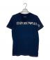 EMPORIO ARMANI（エンポリオ アルマーニ）の古着「プリントTシャツ」｜ネイビー