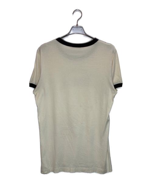 DOLCE & GABBANA（ドルチェ＆ガッバーナ）DOLCE & GABBANA (ドルチェ＆ガッバーナ) God Save Italia ShirT ベージュ サイズ:54の古着・服飾アイテム