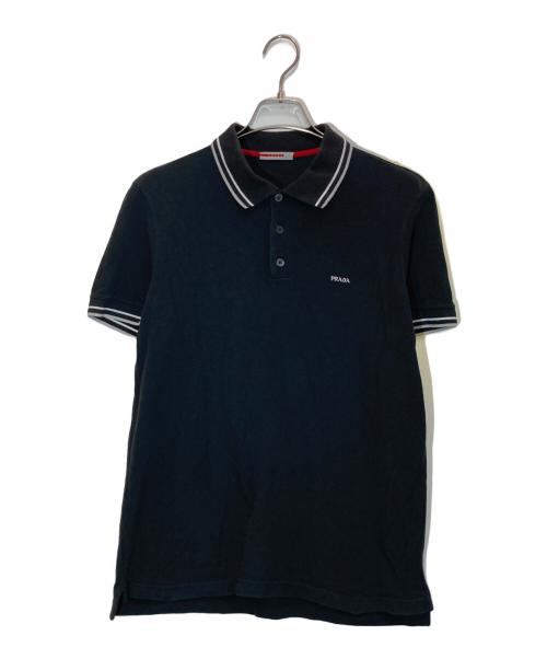 PRADA SPORTS（プラダスポーツ）PRADA SPORTS (プラダスポーツ) ポロシャツ ブラック サイズ:-の古着・服飾アイテム