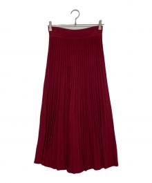 POLO RALPH LAUREN（ポロ・ラルフローレン）の古着「プリーツスカート」｜レッド