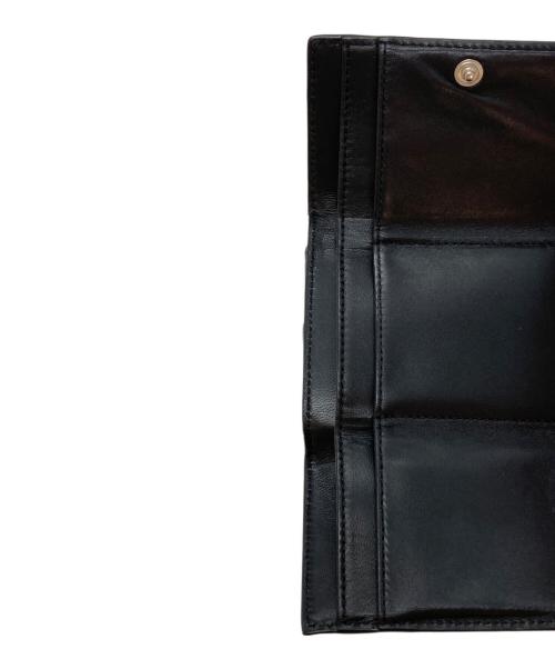 J&M DAVIDSON（ジェイ＆エム デヴィッドソン）J&M DAVIDSON (ジェイ＆エム デヴィッドソン) FOLD WALLET WITH STUDS ブラックの古着・服飾アイテム