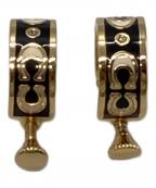 COACHコーチ）の古着「C ロゴイヤリング」｜ゴールド