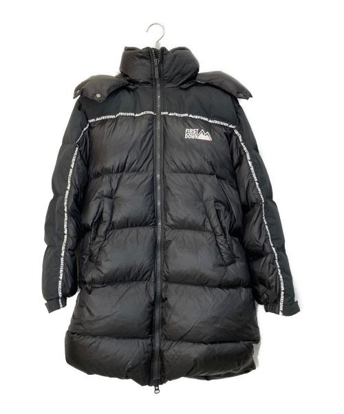 Vaporize（ヴェイパライズ）Vaporize (ヴェイパライズ) FIRST DOWN (ファーストダウン) ダウンコート ブラック サイズ:Mの古着・服飾アイテム
