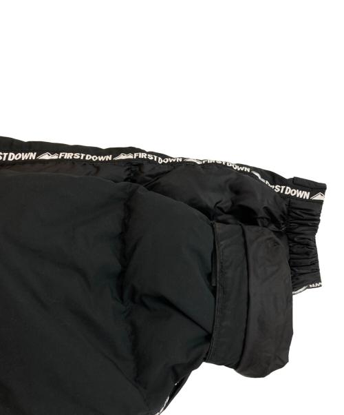 Vaporize（ヴェイパライズ）Vaporize (ヴェイパライズ) FIRST DOWN (ファーストダウン) ダウンコート ブラック サイズ:Mの古着・服飾アイテム