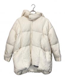 TATRAS（タトラス）の古着「ニットダウンジャケット」｜ベージュ