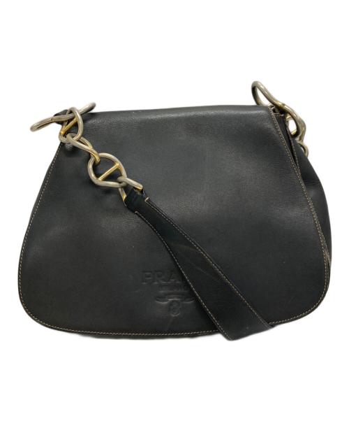 PRADA（プラダ）PRADA (プラダ) チェーンショルダーバッグ ブラック サイズ:-の古着・服飾アイテム
