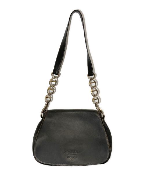 PRADA（プラダ）PRADA (プラダ) チェーンショルダーバッグ ブラック サイズ:-の古着・服飾アイテム