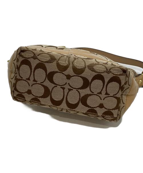 COACH（コーチ）COACH (コーチ) シグネチャーハンドバッグ ベージュ サイズ:-の古着・服飾アイテム