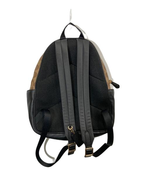 COACH（コーチ）COACH (コーチ) バックパック シグネチャー キャンバス ブラウン×ブラック サイズ:-の古着・服飾アイテム
