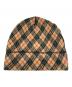 Burberry's BLUE LABEL (バーバリーズ ブルーレーベル) ノヴァチェックビーニー ベージュ サイズ:-：6000円
