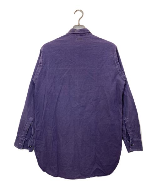 USED（ユーズド）USED (ユーズド) フレンチワークシャツ ネイビー サイズ:40の古着・服飾アイテム