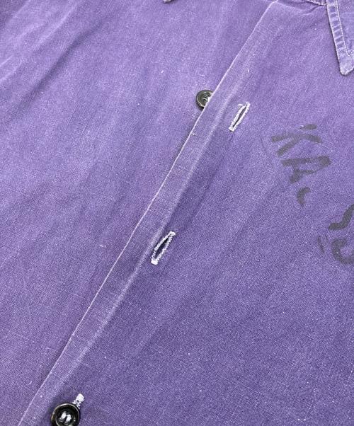 USED（ユーズド）USED (ユーズド) フレンチワークシャツ ネイビー サイズ:40の古着・服飾アイテム