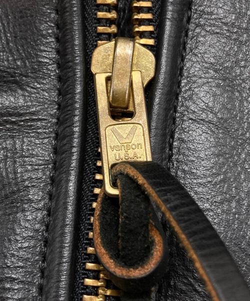 VANSON（バンソン）VANSON (バンソン) J 3/4 CAR COAT ブラック サイズ:36の古着・服飾アイテム