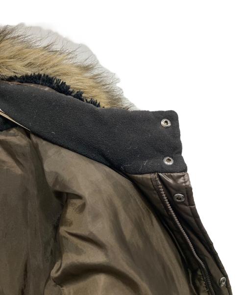 UNIQLO（ユニクロ）UNIQLO (ユニクロ) ファーダウンジャケット ブラウン サイズ:XLの古着・服飾アイテム