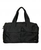 PORTERポーター）の古着「SMOKYボストンバッグ」｜グレー