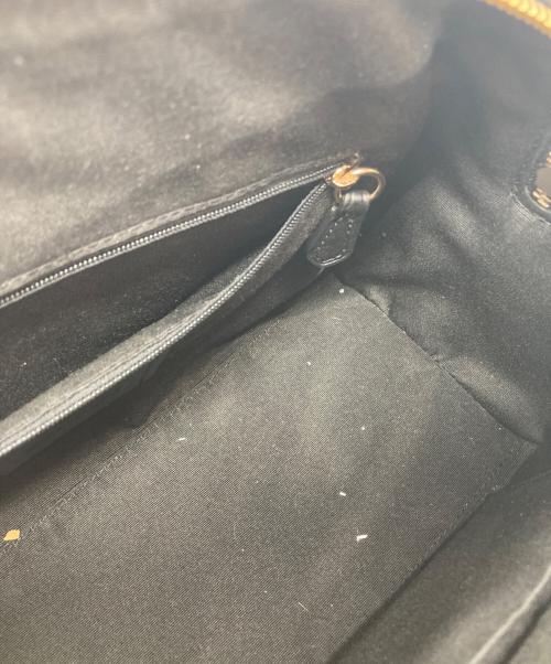 COACH（コーチ）COACH (コーチ) ローアン サッチェル シグネチャー キャンバス ブラウン×ブラック サイズ:-の古着・服飾アイテム