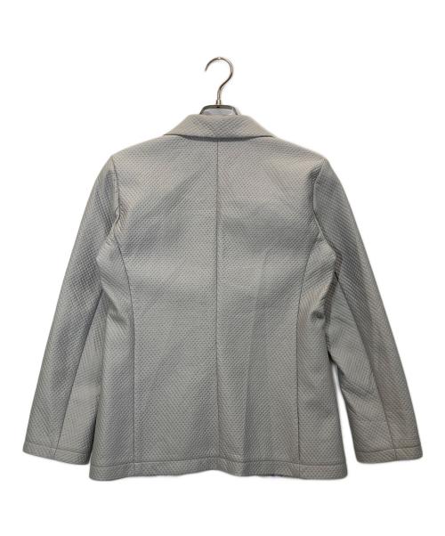 PLEATS PLEASE（プリーツプリーズ）PLEATS PLEASE (プリーツプリーズ) テーラードジャケット ライトグレー サイズ:3の古着・服飾アイテム