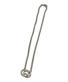 GUCCI（グッチ）の古着「インターロッキングGネックレス」｜シルバー